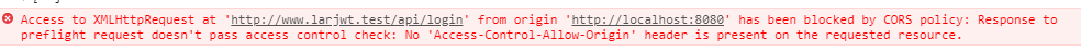 vue封装axios的post方法的跨域问题：has been blocked by CORS policy: Response to preflight request doesn't pass access control check