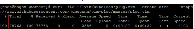 vim-plug的安装成功
