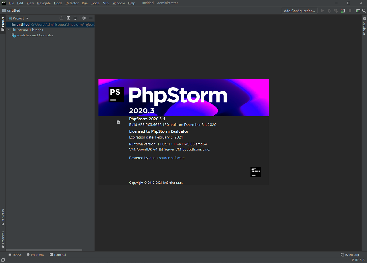 查看phpstorm过期时间