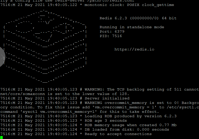 redis6安装成功后的小测试之启动redis服务